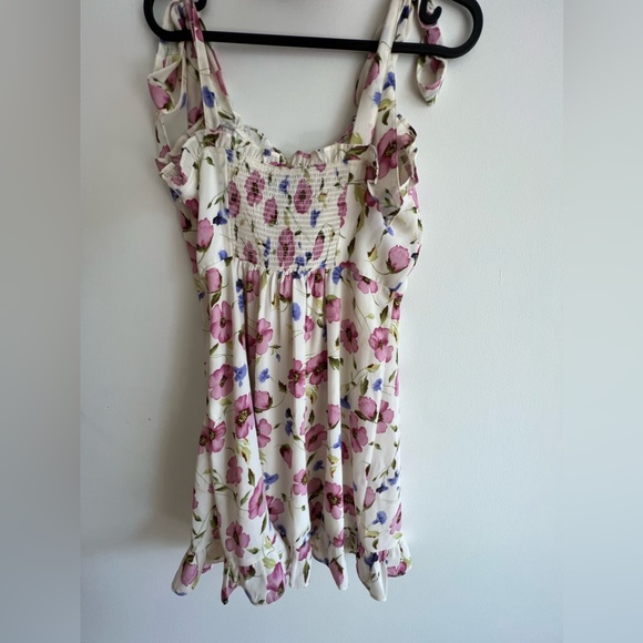 Floral mini bustier dress - Picture 5 of 5